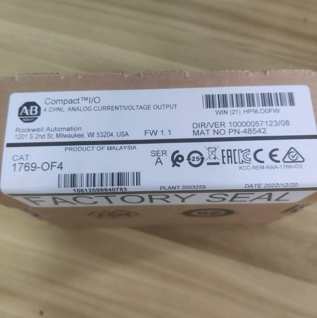 1769-OF4 New Allen Bradley CompactLogix Analog Output Module